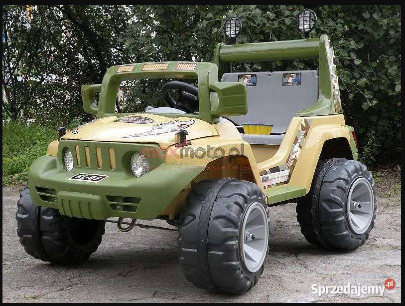 Supertoys Terenowy Jeep 2 osobowy siedzenie