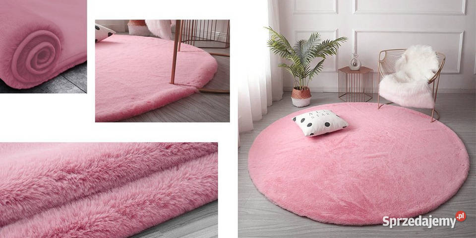 Dywan okrągły Rabbit Strado 120x120 SakuraPink opolskie