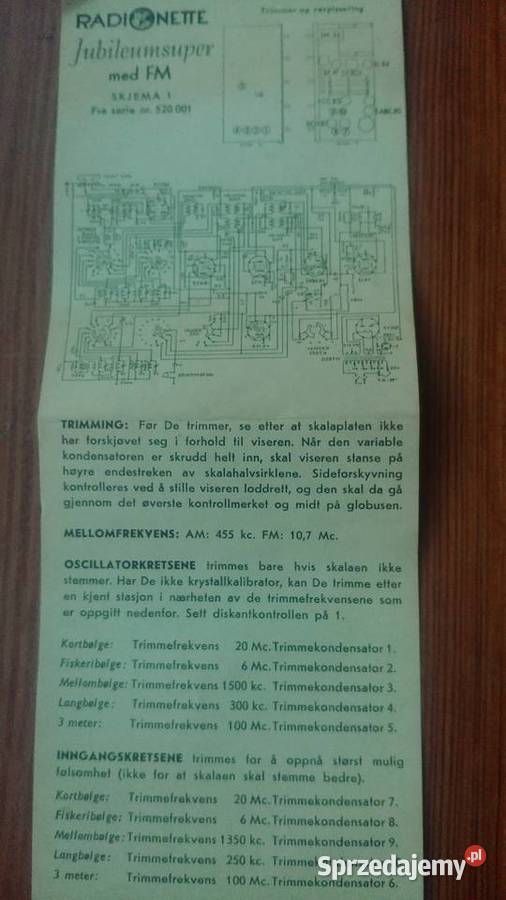 Tandberg Radionette Radiola Elektronika Gdańsk sprzedam