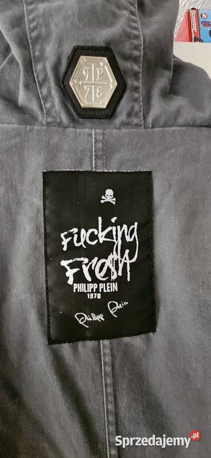 Kurtka Philipp plein XL piękna szara parka mazowieckie Warszawa sprzedam