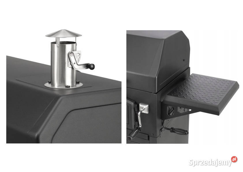 DUŻY SOLIDNY GRILL WĘGLOWY z 2 komorami el fuego Warszawa sprzedam