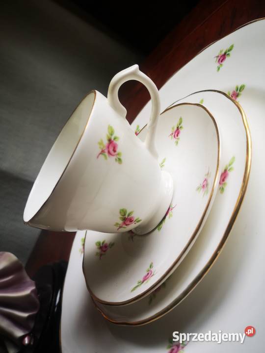 Filiżanka z talerzykiem deserowym i dużym Gdańsk