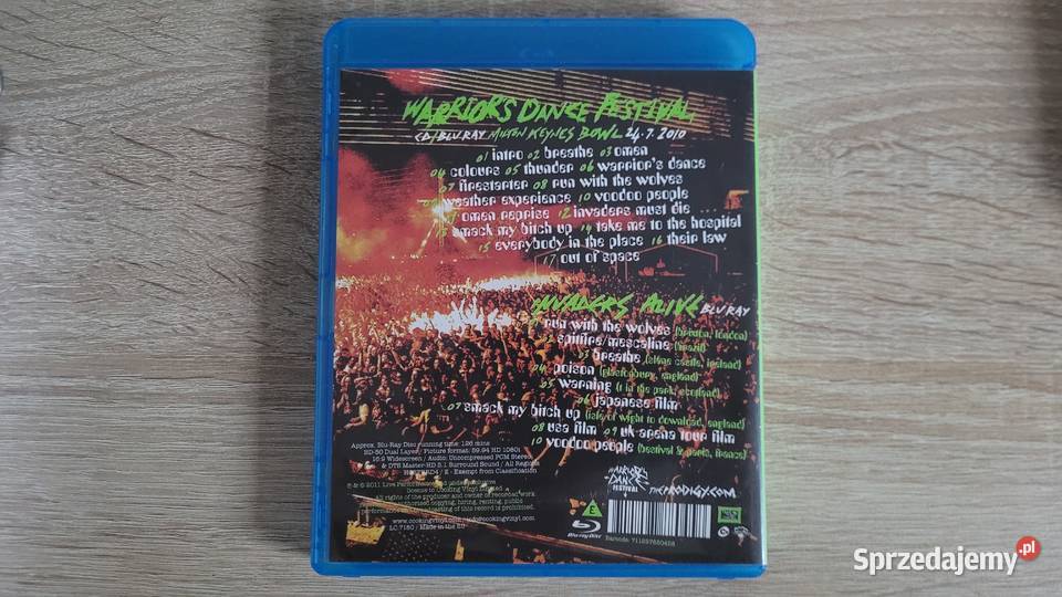 The Prodigy Worlds on Fire BLURAY BR Invaders Łódź