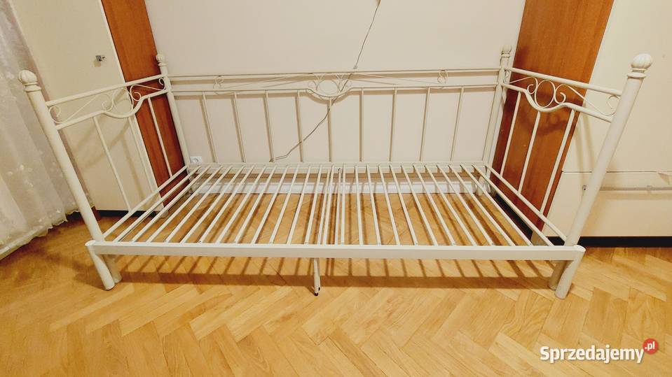 Łóżko stylowe metalowe rozkładane 210x80160 Sofy i kanapy