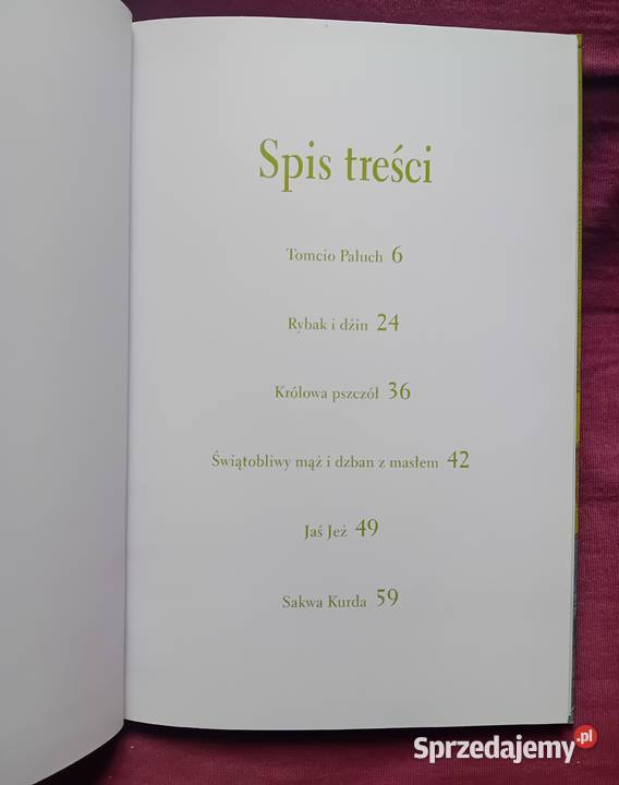 Baśnie świata Tomcio Paluch i inne baśnie GW twarda wielkopolskie Koźminek sprzedam