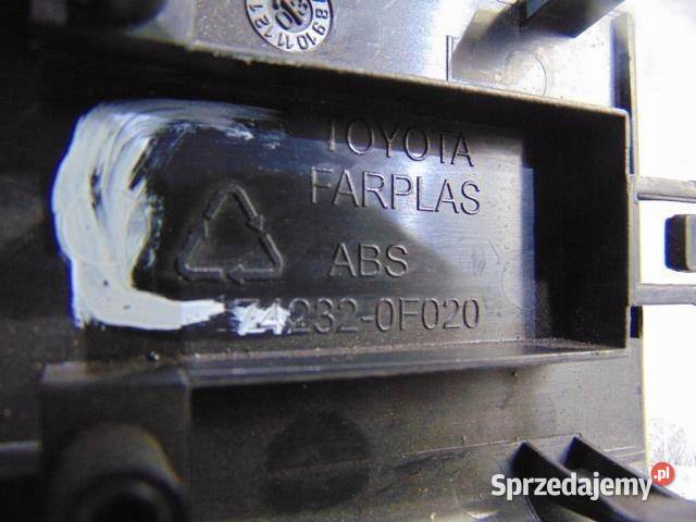 PLASTIK OSŁONA PRZYCISKÓW SZYB TOYOTA AVENSIS osobowe wielkopolskie