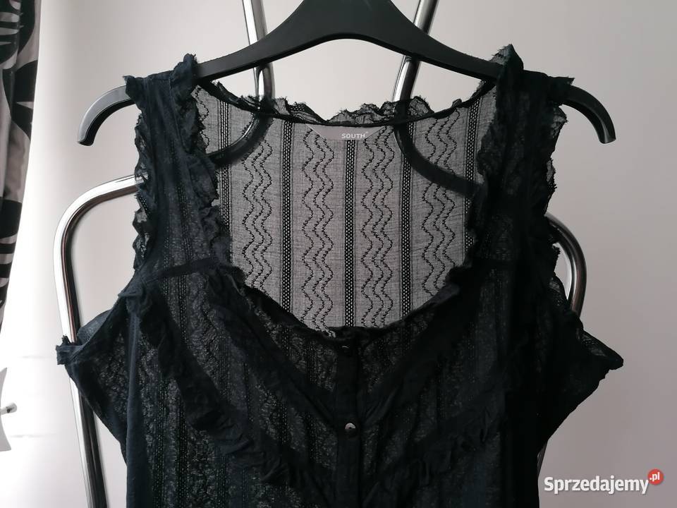 NOWA CZARNA BLUZKASOUTH R UK 16EUR 42 łódzkie Łódź