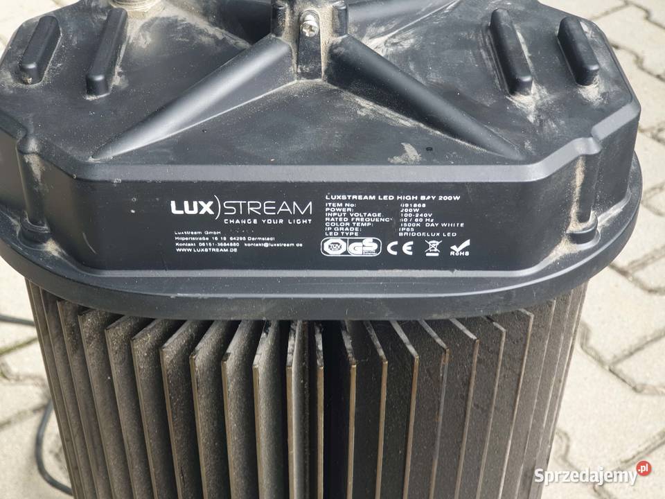 Lampa przemysłowa LED 150W 16000lm 4500K hala Żagań sprzedam