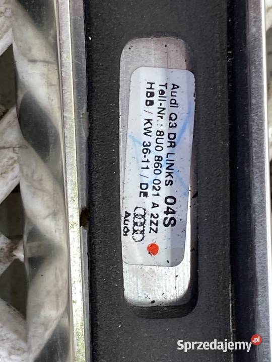 RELINGI DACHOWE KOMPLET AUDI Q3 I Hatchback 1118 osobowe