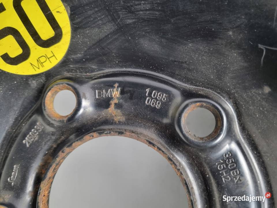 KOŁO ZAPASOWE DOJAZDOWE BMW E46 12590 R15 5x120 Rudka