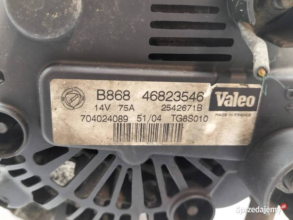ALTERNATOR 46823546 13 CDTI Fiat Doblo I osobowe Układ elektryczny, zapłon świętokrzyskie