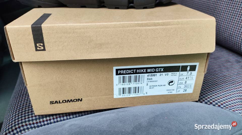 Buty meskie salomon predict r 42 Trekkingowe Warszawa