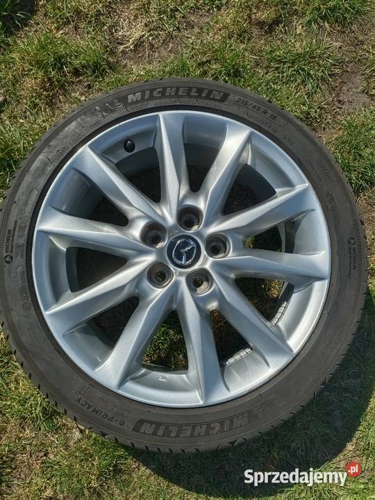 Felgi Mazda 18 5x1143 opony Michelin 21545 R18 Ostrołęka