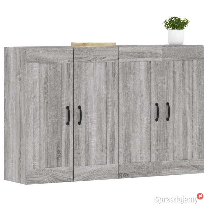 Wiszące szafki 2 szary dąb sonoma materiał Warszawa