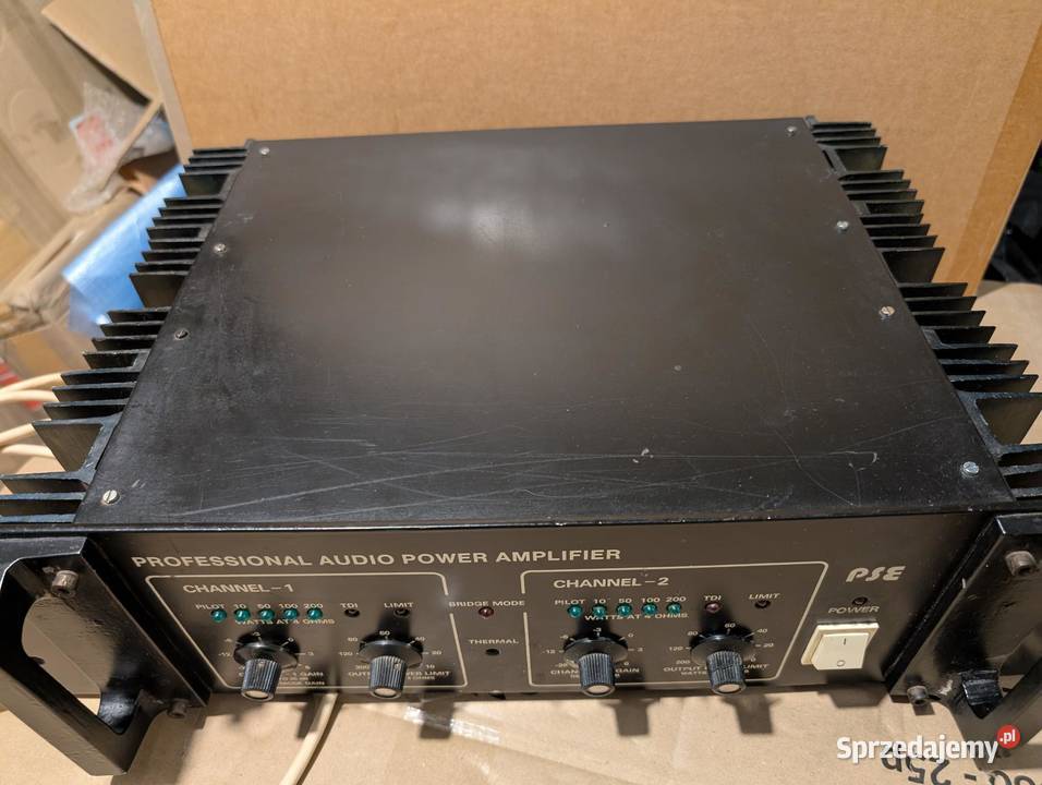 Wzmacniacz końcówka mocy PSE 2x200W Pasywna XLR Piła