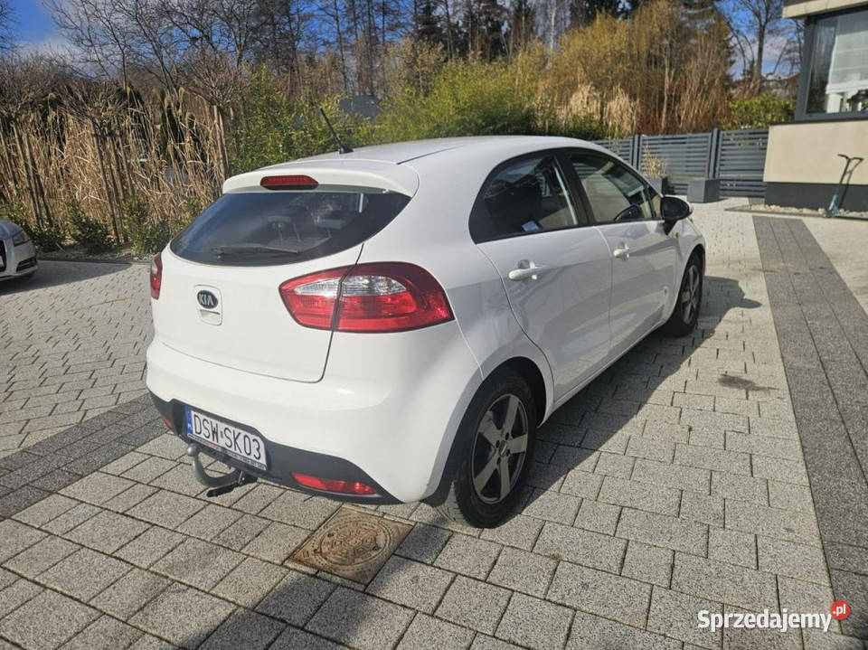Kia Rio 12 85 klima elektryka zadbany III 2011 ASR (kontrola trakcji) dolnośląskie Strzegom