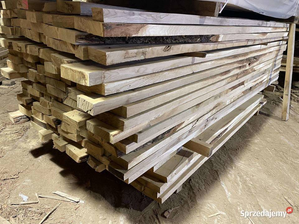 Deski dębowe suche 52 mm drewno dębowe hurt Biznes i Przemysł podlaskie