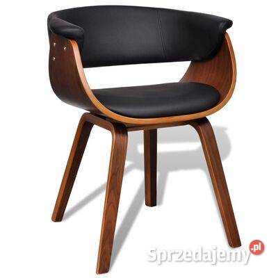 vidaXL Krzesło do jadalni gięte drewno i Warszawa