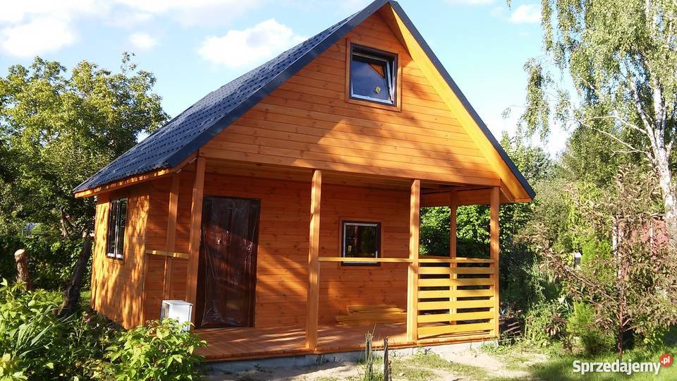 Domek letniskowy 30m z poddaszem dom z drewna Otwock
