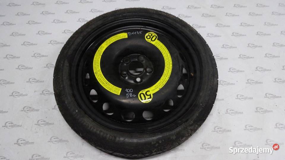 AUDI A3 S3 TT koło dojazdowe 1257018 99M 5x100 świętokrzyskie