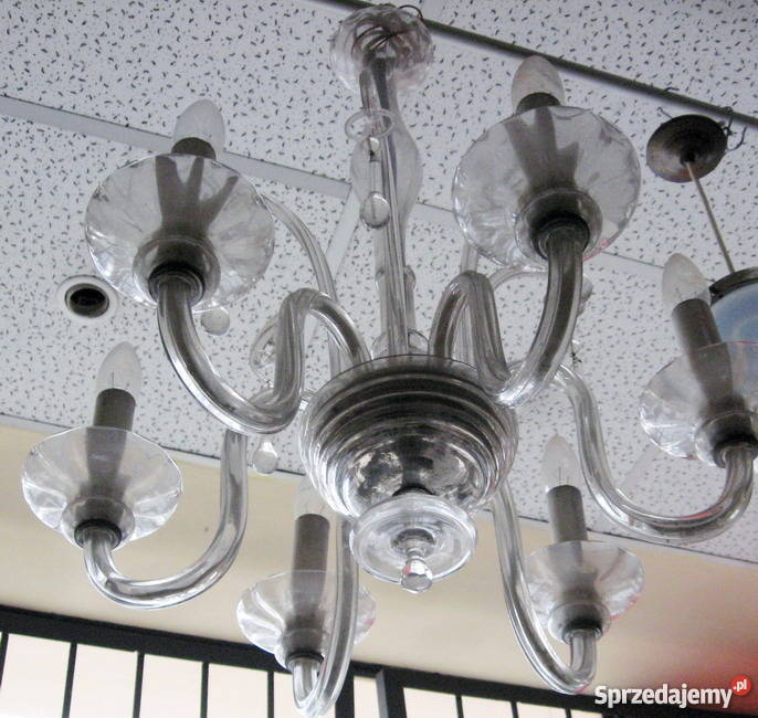 100 letni żyrandol kryształowy Oryginał Poznań