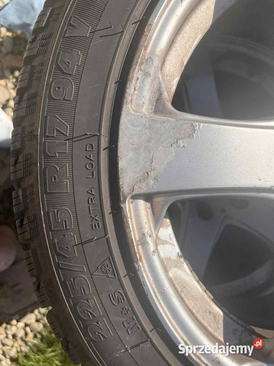 Opony zimowe Riken 22545 R17 felgi aluminiowe małopolskie Kierlikówka