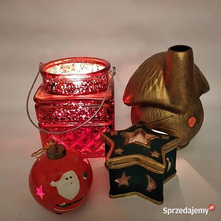 świeczniki ozdoby Święta Bukowno