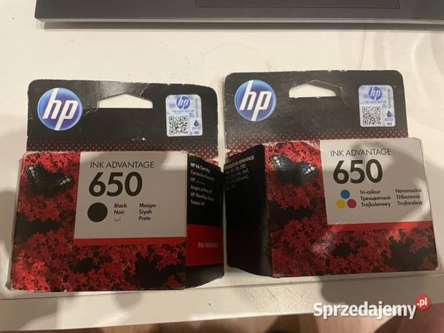 Tusze HP 650 zestaw czarny trójkolorowy CZ101A