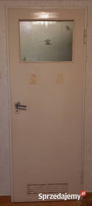 Drzwi wewnętrzne łazienkowe Prawe 70 stara Małkinia Górna