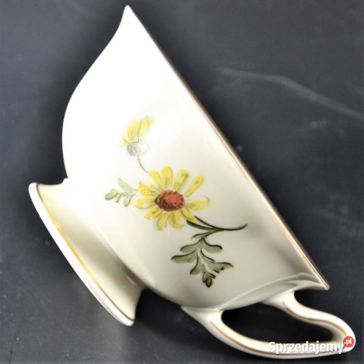 Zestaw śniadaniowy Thomas Ivory kwiaty Bavaria Porcelana i szkło mazowieckie Bronisze sprzedam