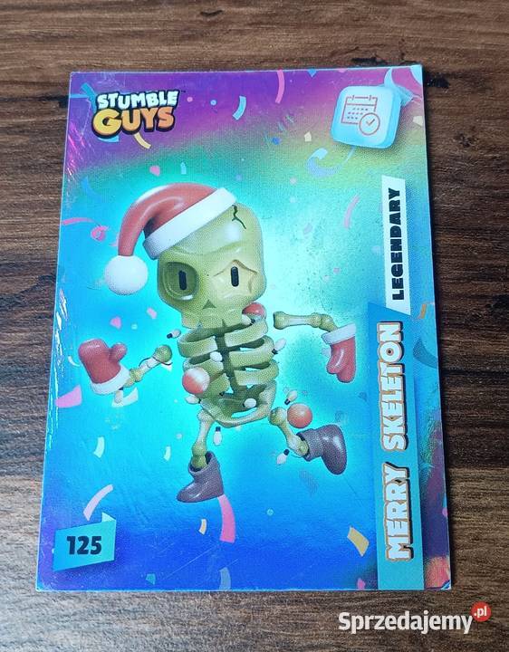 Stumble guys 125 Merry Skeleton Legendary Karta Zbylitowska Góra sprzedam