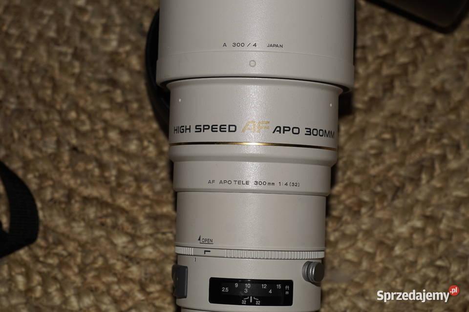 Obiektyw Minolta AF Apo Tele 300mm f4 śląskie Bielsko-Biała