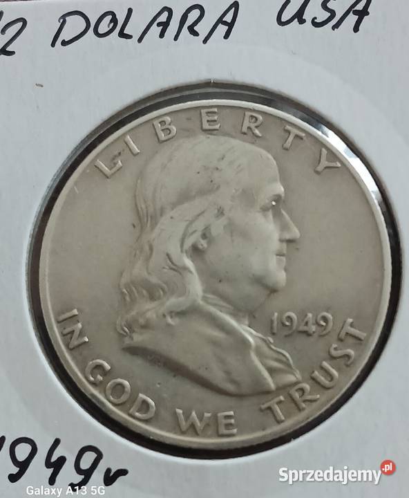 12 Dolara USA 1949 r Super stan wielkopolskie sprzedam