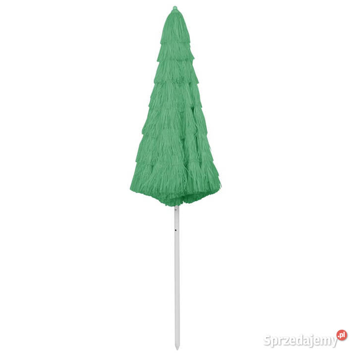 Parasol plażowy w hawajskim stylu zielony 300
