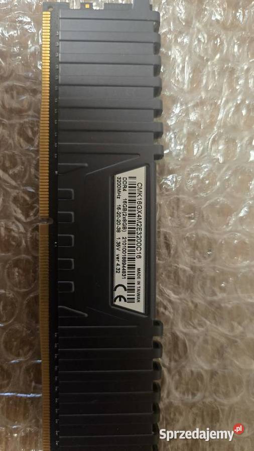Kości RAM VENGEANCE LPX DDR4 DRAM 3200MHz C16 Pojemność 16GB Ciechanów