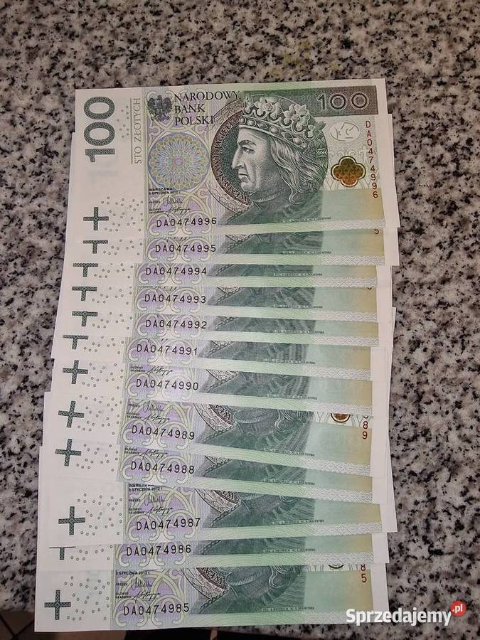 Seria 12stu banknotów wielkopolskie