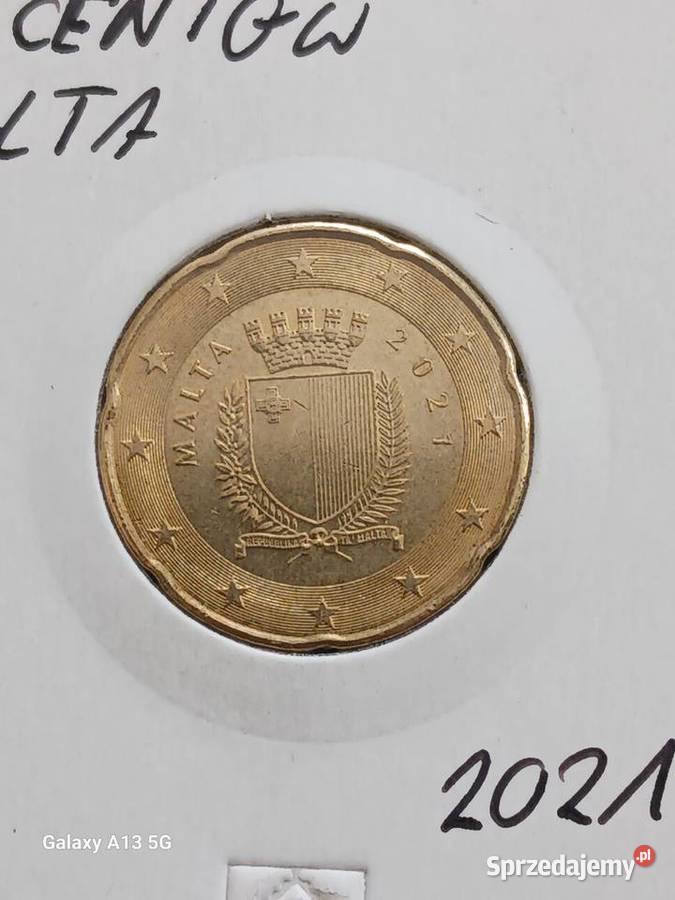 20 Eurocentów Malta 2021 r Konin