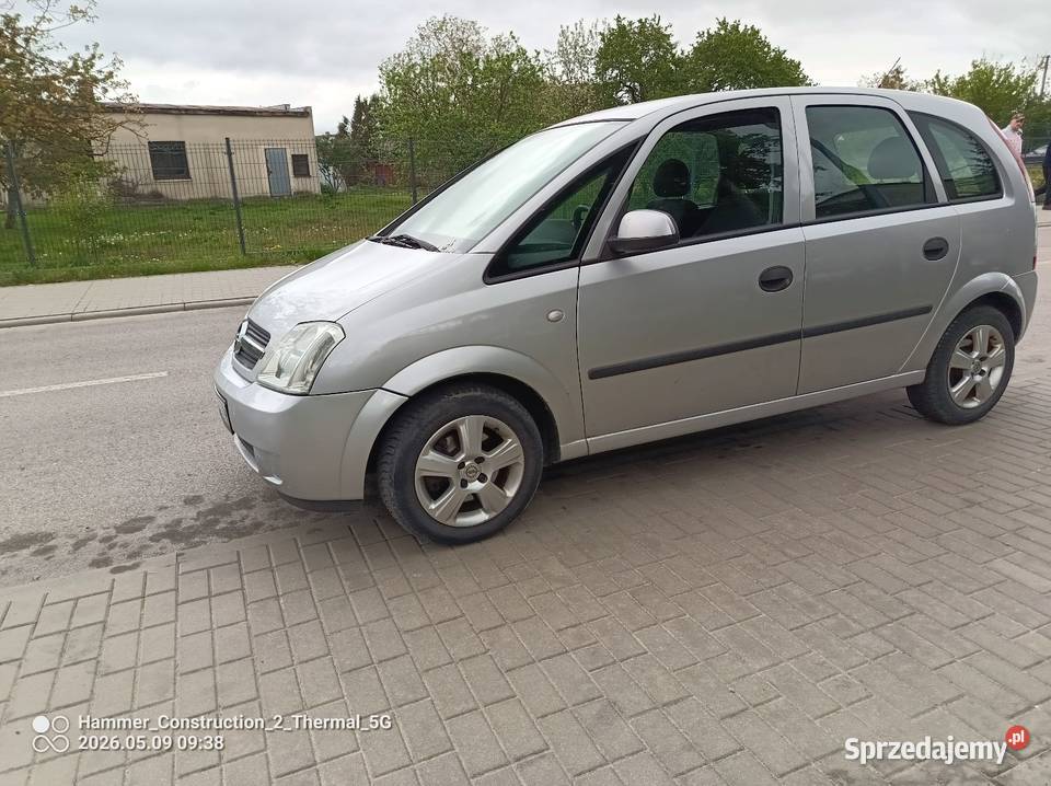 Opel Meriva 2004r 16 Benzyna doinwestowane aluminiowe felgi Włodawa sprzedam