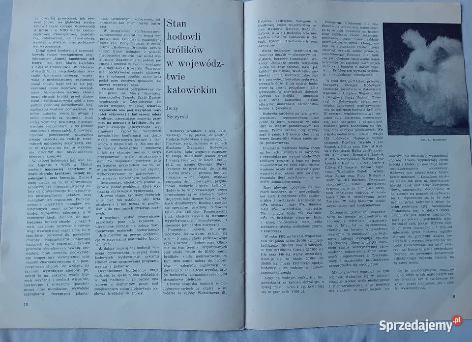 Hodowca Drobnego Inwentarza 11 1983 r Antykwariat Koźminek