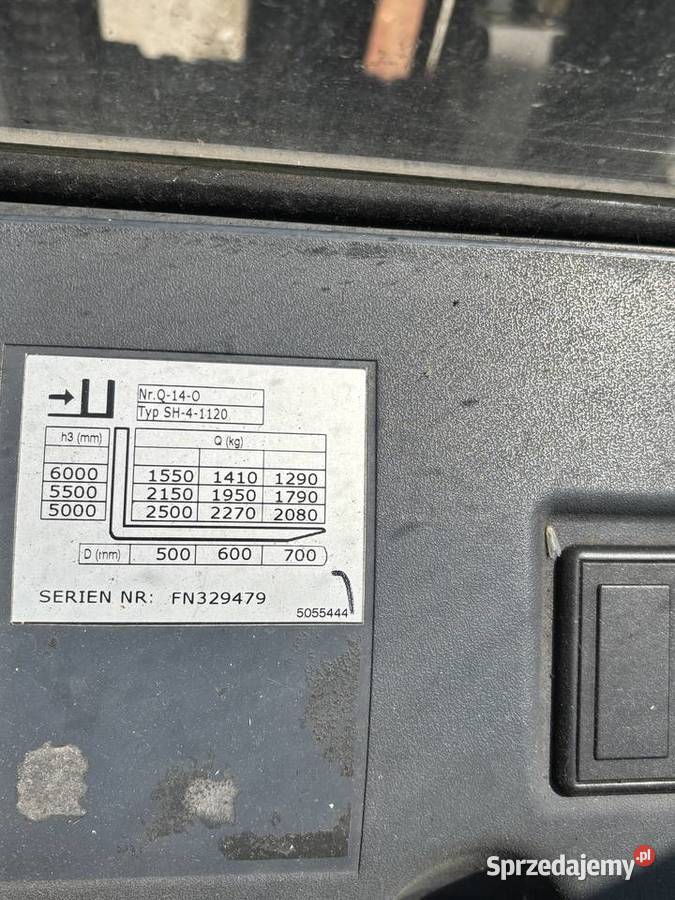 Wózek widłowy Jungheinrich TFG 425 triplex wolny regulowane widły Czechowice-Dziedzice sprzedam