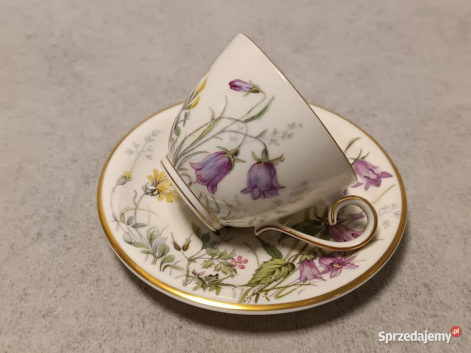 Krautheim Łączka Filiżanka Kolekcjonerski Kwiaty Dobrzany