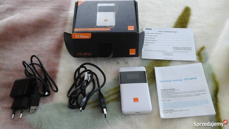 Mobilny Router Orange ZTE MF63 Klimontów - Sprzedajemy.pl