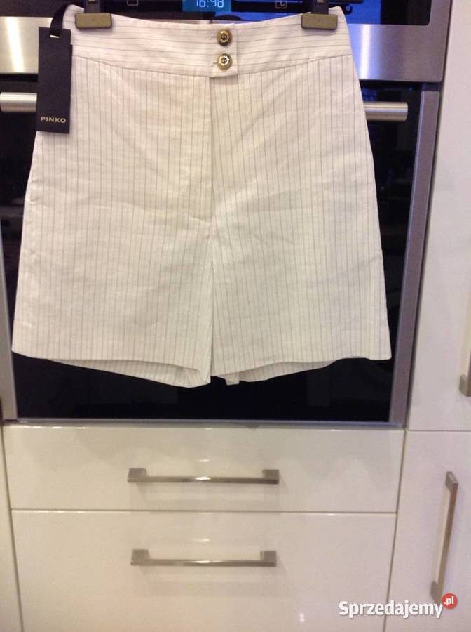 Spodenki Szorty Lniane Damskie PINKO XS NOWE lubuskie Nowa Sól