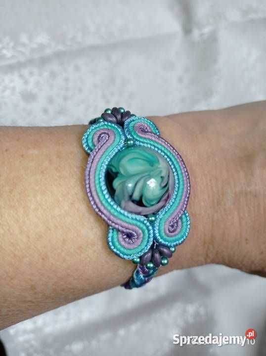 KOMPLET SUTASZ Z ŻYWICĄ fioletowomorski mazowieckie sprzedam