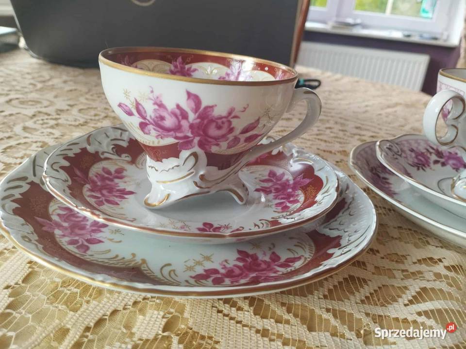 porcelanowe trio filiżanka PMP Gorzów Wielkopolski