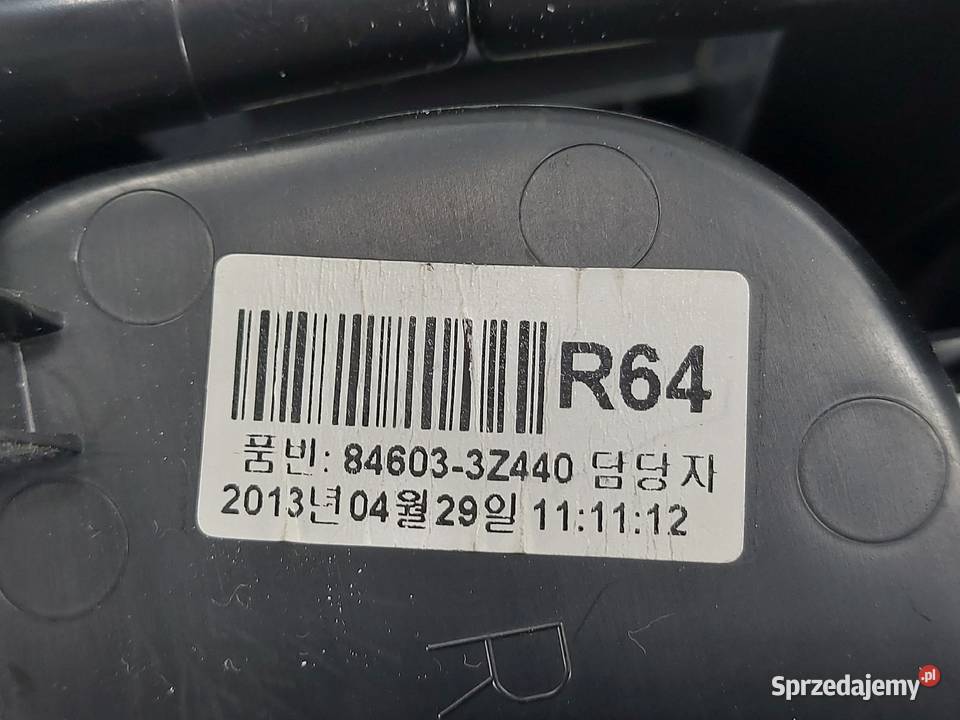 HYUNDAI i40 BLUE 13r schowek środkowy tunelu Schowki, półki