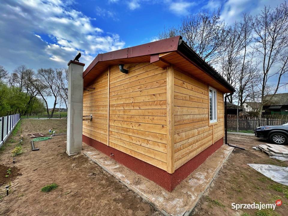 Mobilne Domki Drewniane 31m2 Wyprzedaż mazowieckie Stok Lacki