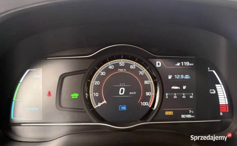 HYUNDAI IONIQ 28 kWh z niskim przebiegiem w 89564km Kraków