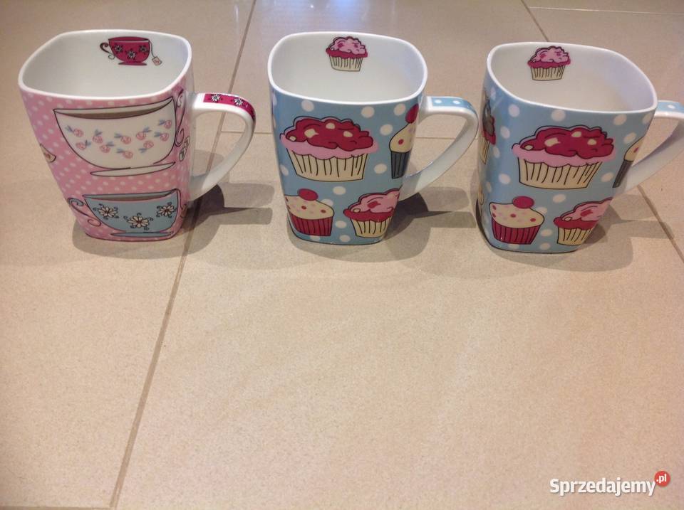 Kubek Porcelanowy BOXXX 3 Ciasteczka Nowa Sól sprzedam