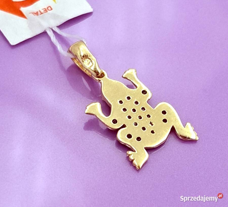 Wisiorek Złoty pr585 Żabka Z984 Pozostałe Poznań